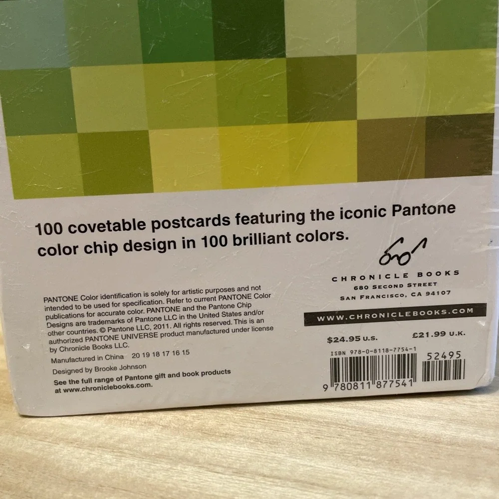 Pantone Art Postcard Box: 100 Postcards (Pantone Color Chip Card Set)